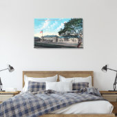 Buiten Uitzicht van het Algemeen Ziekenhuis, Presi Canvas Afdruk (Insitu (Slaapkamer))