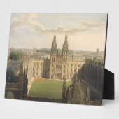 Buiten uitzicht van het All Souls College, genomen Fotoplaat (Zijkant)