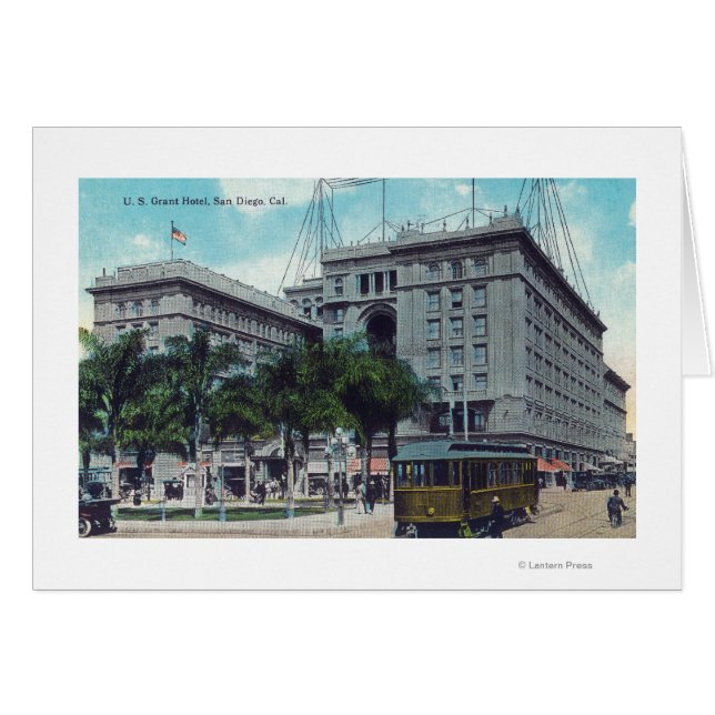 Buiten Uitzicht van het Amerikaans Grant Hotel (Voorkant Horizontaal)