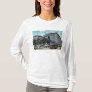 Buiten Uitzicht van het Amerikaans Grant Hotel T-shirt