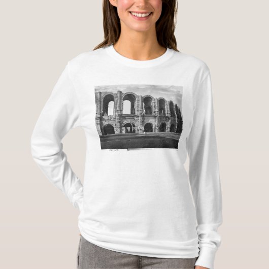 Buiten uitzicht van het amfitheater t-shirt (Voorkant)