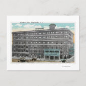 Buiten Uitzicht van het Arlington Hotel Briefkaart (Voorkant)