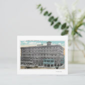 Buiten Uitzicht van het Arlington Hotel Briefkaart (Staand voorkant)