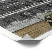 Buiten Uitzicht van het Arlington Hotel Poster (Hoek)