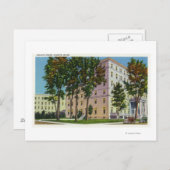 Buiten Uitzicht van het Augusta House Briefkaart (Voorkant / Achterkant)