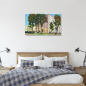 Buiten Uitzicht van het Augusta House Canvas Afdruk (Insitu (Slaapkamer))