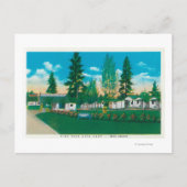 Buiten Uitzicht van het automatische kamp van de p Briefkaart (Voorkant)