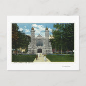 Buiten Uitzicht van het Bates College Chapel Briefkaart (Voorkant)
