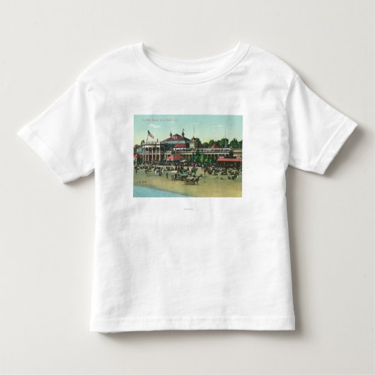 Buiten Uitzicht van het Bath HouseLong Beach, CA Kinder Shirts (Voorkant)