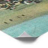 Buiten Uitzicht van het Bath HouseLong Beach, CA Poster (Hoek)