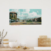 Buiten Uitzicht van het Berkeley Station Berkeley, Poster (Keuken)