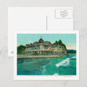 Buiten Uitzicht van het beroemde Capitola Hotel Briefkaart (Voorkant / Achterkant)