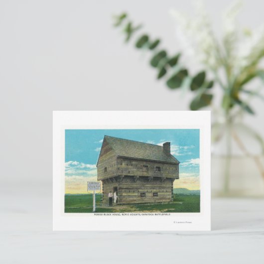 Buiten Uitzicht van het Blok van de Periode Briefkaart (Staand voorkant)