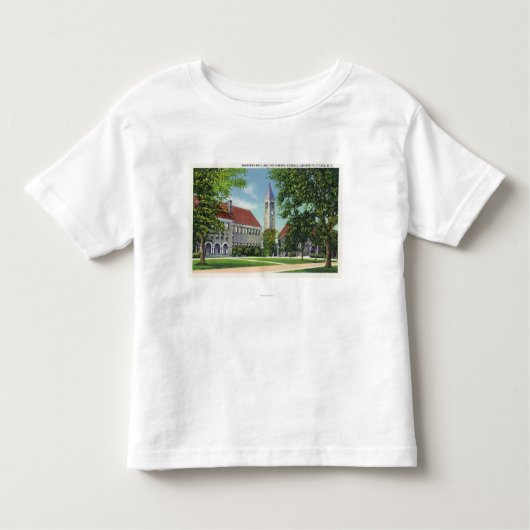 Buiten Uitzicht van het Boardman Hall en de Biblio Kinder Shirts (Voorkant)