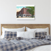 Buiten Uitzicht van het Carlton Hotel Canvas Afdruk (Insitu (Slaapkamer))
