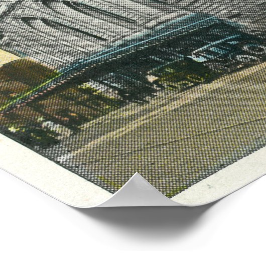 Buiten Uitzicht van het centrale spoorwegstation v Poster (Hoek)