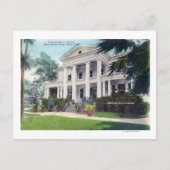 Buiten Uitzicht van het Commandant House, Navy Yar Briefkaart (Voorkant)
