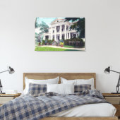 Buiten Uitzicht van het Commandant House, Navy Yar Canvas Afdruk (Insitu (Slaapkamer))