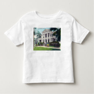 Buiten Uitzicht van het Commandant House, Navy Yar Kinder Shirts