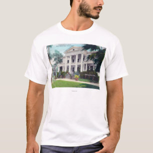 Buiten Uitzicht van het Commandant House, Navy Yar T-shirt