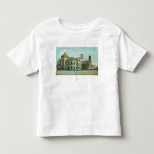 Buiten Uitzicht van het Court HouseSanta Cruz, CA Kinder Shirts