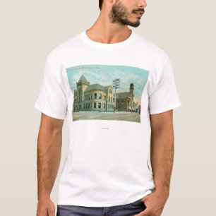 Buiten Uitzicht van het Court HouseSanta Cruz, CA T-shirt