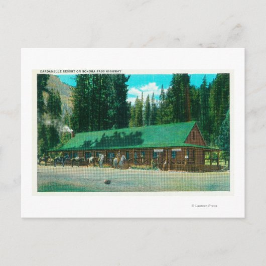 Buiten Uitzicht van het Dardanelle Resort Briefkaart (Voorkant)