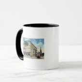 Buiten Uitzicht van het De Witt Hotel Mok (Voorkant links)