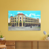 Buiten Uitzicht van het Del Ming HotelYuma, AZ Canvas Afdruk (Insitu (Woonkamer))