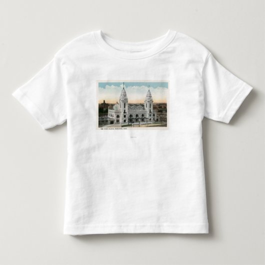 Buiten Uitzicht van het EU-station Kinder Shirts (Voorkant)