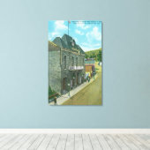 Buiten Uitzicht van het Famous Opera House Canvas Afdruk (Insitu (Houten vloer))