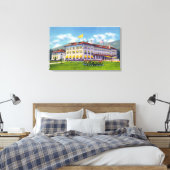 Buiten Uitzicht van het Fort William Henry Hotel Canvas Afdruk (Insitu (Slaapkamer))