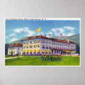 Buiten Uitzicht van het Fort William Henry Hotel Poster (Voorkant)