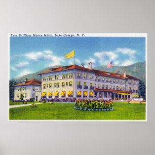 Buiten Uitzicht van het Fort William Henry Hotel Poster