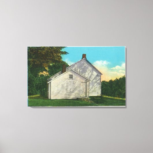 Buiten Uitzicht van het Freeman House Canvas Afdruk (Voorkant)