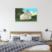Buiten Uitzicht van het Freeman House Canvas Afdruk (Insitu (Slaapkamer))