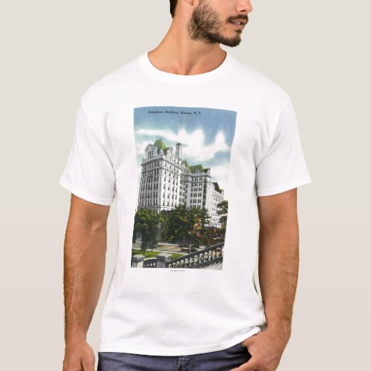 Buiten Uitzicht van het gebouw van de Telefoon # 2 T-shirt (Voorkant)