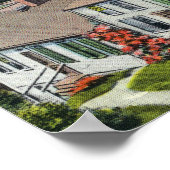 Buiten Uitzicht van het Gemeenschappelijk Huis Poster (Hoek)