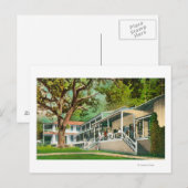 Buiten Uitzicht van het Geysers Hotel, Guests Posi Briefkaart (Voorkant / Achterkant)