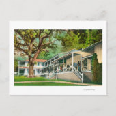 Buiten Uitzicht van het Geysers Hotel, Guests Posi Briefkaart (Voorkant)