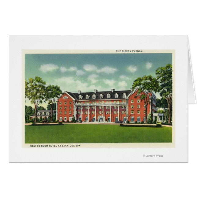 Buiten Uitzicht van het Gideon Putnam Hotel (Voorkant Horizontaal)