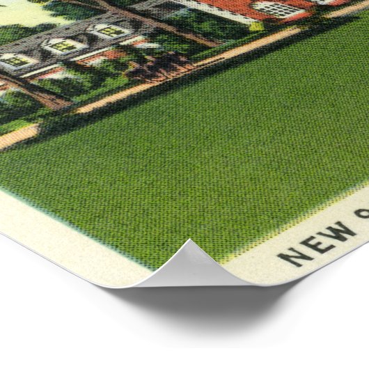 Buiten Uitzicht van het Gideon Putnam Hotel Poster (Hoek)