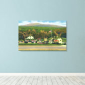 Buiten Uitzicht van het Glen House Canvas Afdruk (Insitu (Houten vloer))