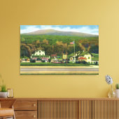 Buiten Uitzicht van het Glen House Canvas Afdruk (Insitu (Woonkamer))