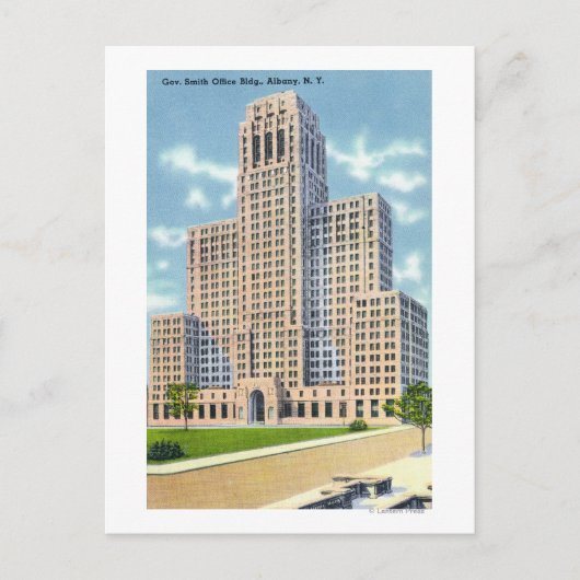 Buiten Uitzicht van het Gov Smith Kantoor Building Briefkaart (Voorkant)