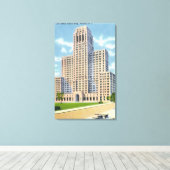 Buiten Uitzicht van het Gov Smith Kantoor Building Canvas Afdruk (Insitu (Houten vloer))