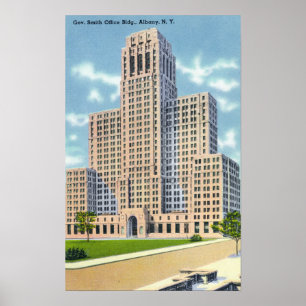 Buiten Uitzicht van het Gov Smith Kantoor Building Poster