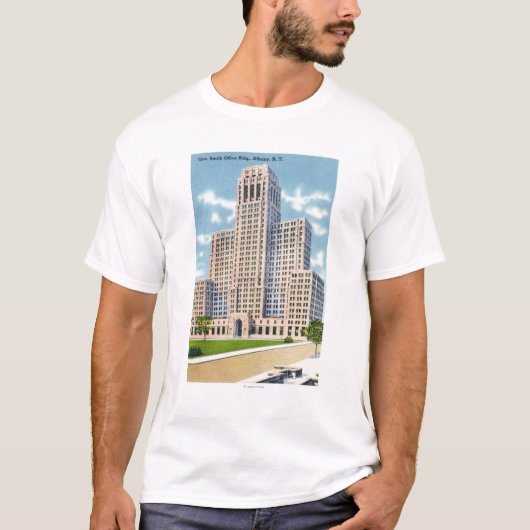 Buiten Uitzicht van het Gov Smith Kantoor Building T-shirt (Voorkant)