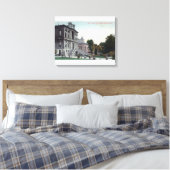 Buiten Uitzicht van het graafschap Polo Canvas Afdruk (Insitu (Slaapkamer))