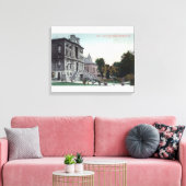 Buiten Uitzicht van het graafschap Polo Canvas Afdruk (Insitu (Woonkamer))